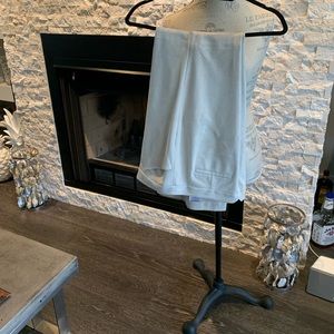 Bcbg faux suede beige dress pants sz 12 never worn